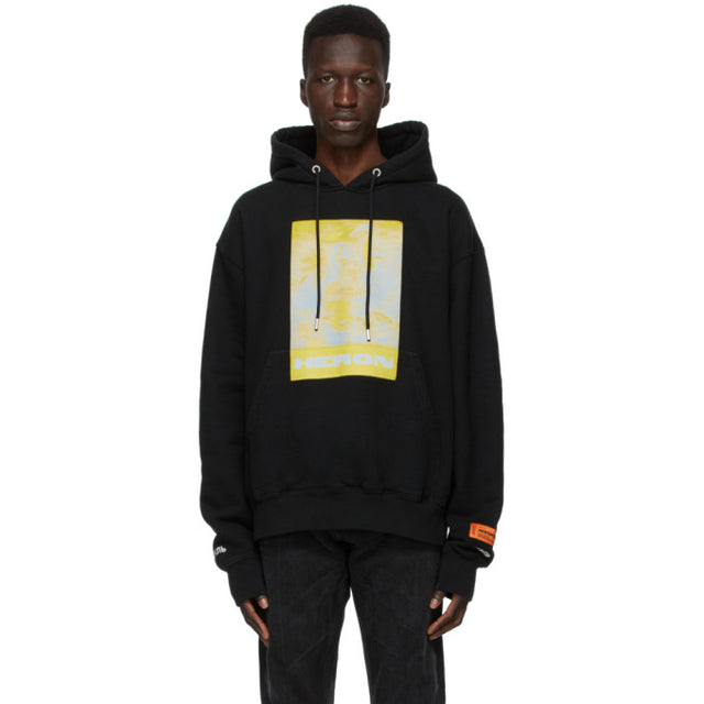 Heron Preston Black Litho Hoodie