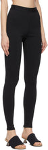 3.1 Phillip Lim Black Jersey Zip Leggings