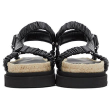 3.1 Phillip Lim Black Noa Platform Espadrille Sandals