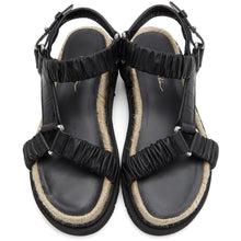 3.1 Phillip Lim Black Noa Platform Espadrille Sandals