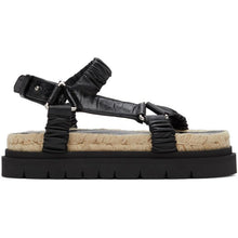 3.1 Phillip Lim Black Noa Platform Espadrille Sandals - 3.1 Phillip Lim Black NOA Plate-forme Sandales Espadrille - 3.1 Phillip Lim Black Noa 플랫폼 Espadrille Sandals.