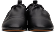 3.1 Phillip Lim Black Ruched Leather Slippers