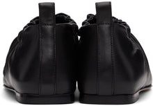 3.1 Phillip Lim Black Ruched Leather Slippers