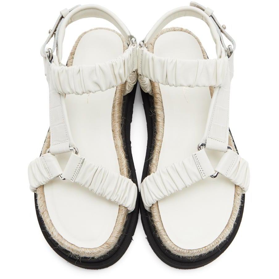 3.1 Phillip Lim Off-White Noa Platform Espadrille Sandals