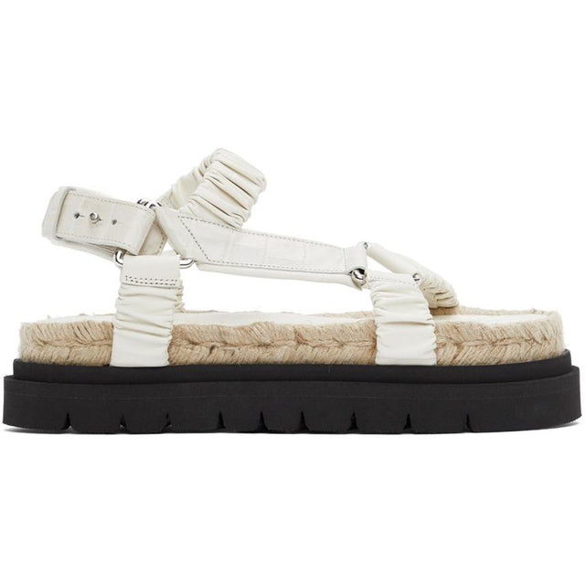 3.1 Phillip Lim Off-White Noa Platform Espadrille Sandals - 3.1 Phaillip Lim off-White NOA Plateforme Espadrille Sandales - 3.1 Phillip Lim Off-White Noa 플랫폼 Espadrille Sandals
