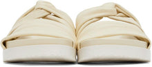3.1 Phillip Lim Off-White Twisted Pool Slides