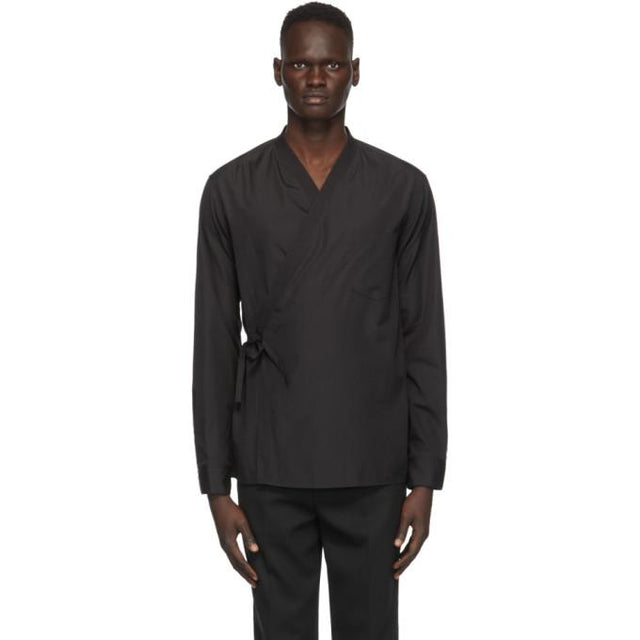 3.1 Phillip Lim Black Kimono Shirt