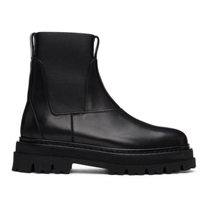 3.1 Phillip Lim Black Lug Sole Sam Chelsea Boots