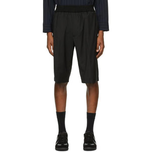 3.1 Phillip Lim Black Wool Tapered Shorts