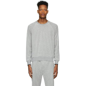3.1 Phillip Lim Grey Velour Sweatshirt