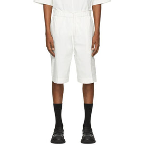 3.1 Phillip Lim Off-White Poplin Washed Shorts