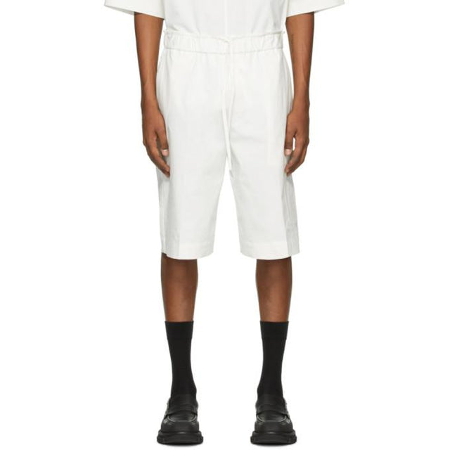 3.1 Phillip Lim Off-White Poplin Washed Shorts