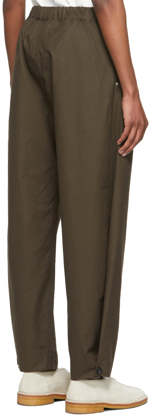 3MAN Brown Canvas Sack Trousers – BlackSkinny