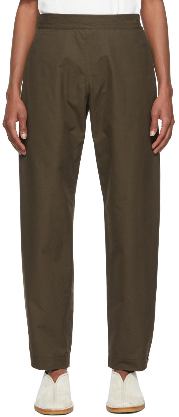 3MAN Brown Canvas Sack Trousers – BlackSkinny