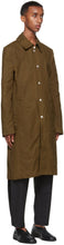 3MAN Khaki Slim Snap Trench Coat
