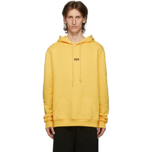 424 Yellow Logo Hoodie