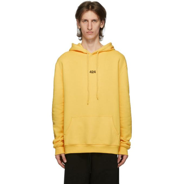 424 Yellow Logo Hoodie