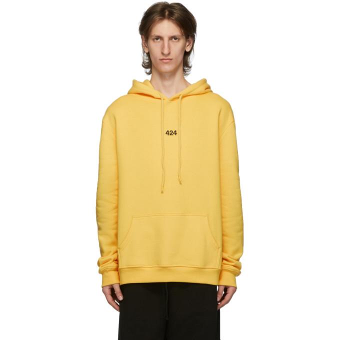 424 Yellow Logo Hoodie