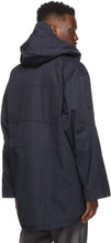 4SDESIGNS Navy Front Logo Coat