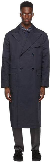 4SDESIGNS Navy Morning Coat - 4SDesigns marine manteau matinale - 4SDesigns 해군 아침 코트