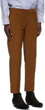 4SDESIGNS Tan Corduroy Half Sartorial Trousers
