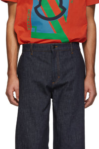 Moncler Genius 5 Moncler Craig Green Blue Straight Jeans