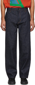 Moncler Genius 5 Moncler Craig Green Blue Straight Jeans - Moncler Genius 5 Moncler Craig Bleu Green Blue Jeans - Moncler Genius 5 Moncler Craig 그린 블루 스트레이트 청바지