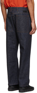 Moncler Genius 5 Moncler Craig Green Blue Straight Jeans