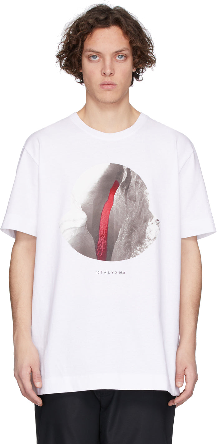 Moncler Genius 6 Moncler 1017 ALYX 9SM White Graphic T-Shirt – BlackSkinny