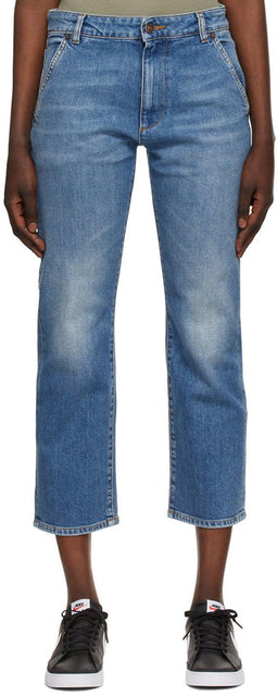 6397 Blue Faded Carpenter Jeans - 6397 Jeans de charpentier fané bleu - 6397 파란색 퇴색 된 목수 청바지