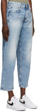 6397 Blue Washed Skater Jeans