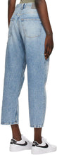 6397 Blue Washed Skater Jeans