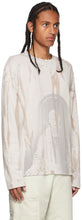 A-COLD-WALL* Beige Erosion Long Sleeve T-Shirt