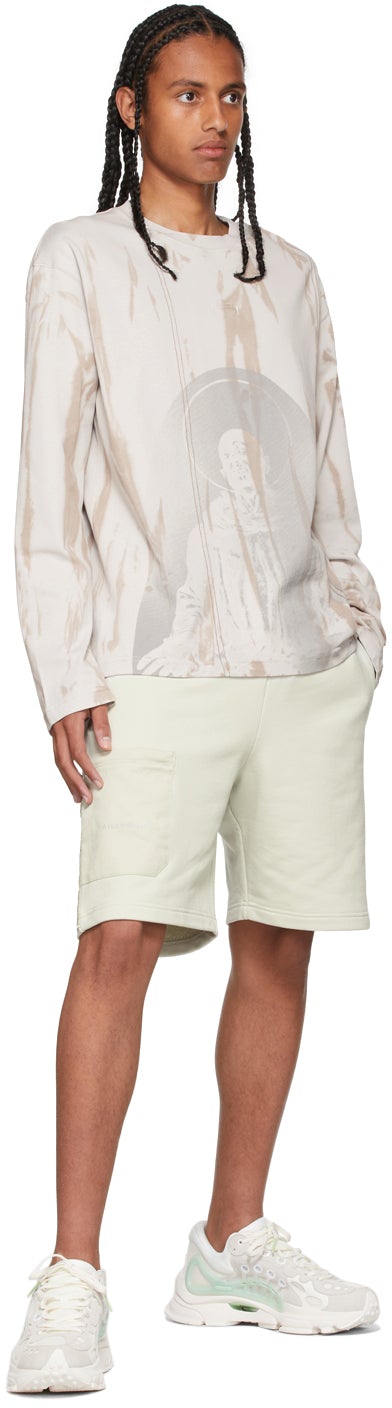 A-COLD-WALL* Beige Erosion Long Sleeve T-Shirt