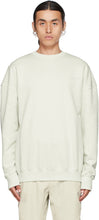 A-COLD-WALL* Beige Heightfield Sweatshirt - Sweat-shirt à haut-par-dessus * Beige - A-coold-wall * 베이지 높이 필드 스웨터