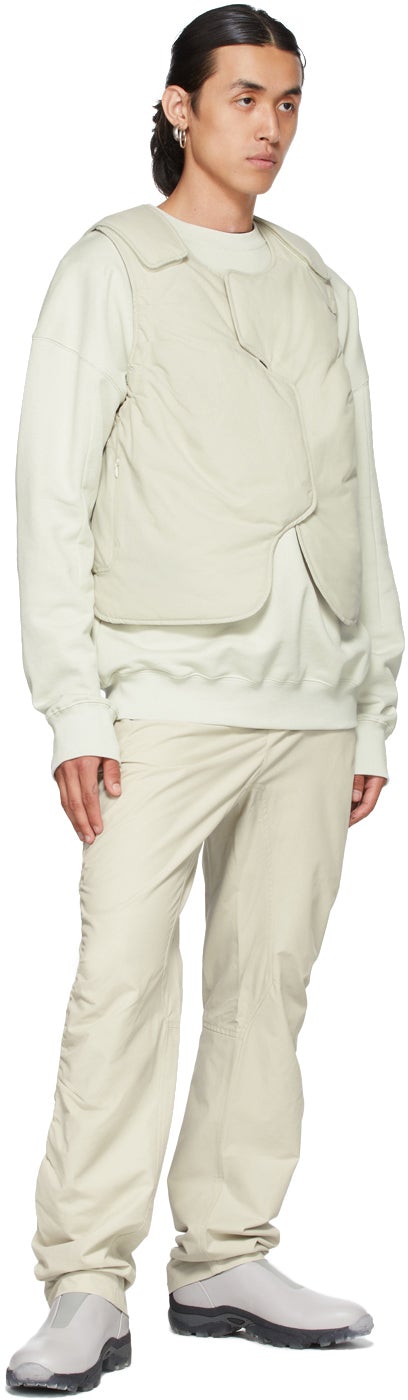 A-COLD-WALL* Beige Ruche Technical Trousers