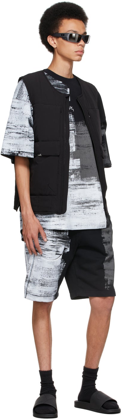 A-COLD-WALL* Black Brush Stroke Shorts