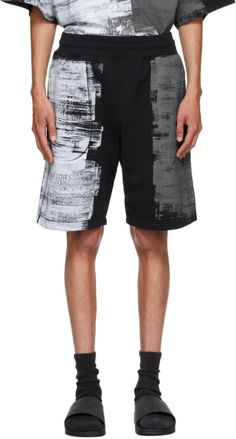 A-COLD-WALL* Black Brush Stroke Shorts - Mur à froid * Short de coup de pinceau noir - 콜드 벽 * 블랙 브러쉬 스트로크 반바지