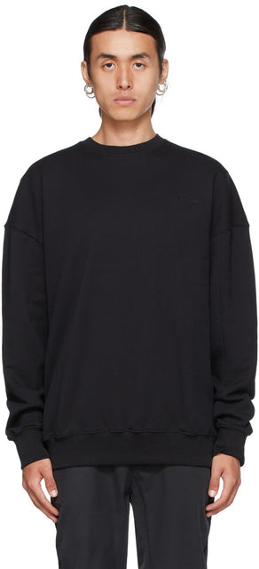 A-COLD-WALL* Black Heightfield Sweatshirt - Mur de froide * Sweat-shirt en hauteur noir - 콜드 벽 * 검은 heightfield 스웨터