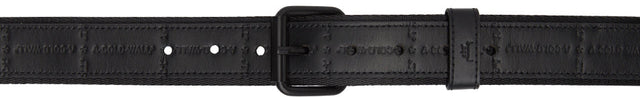 A-COLD-WALL* Black Logo Belt - Courroie de logo noire * - 콜드 벽 * 블랙 로고 벨트
