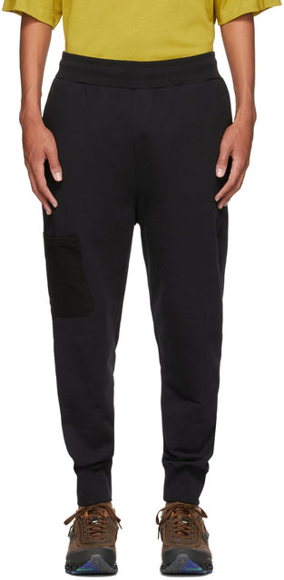 A-COLD-WALL* Black Logo Embroidery Lounge Pants - Mur de froide * Pantalon Logo Black Logo Broderie - 콜드 벽 * 검은 로고 자수 라운지 바지