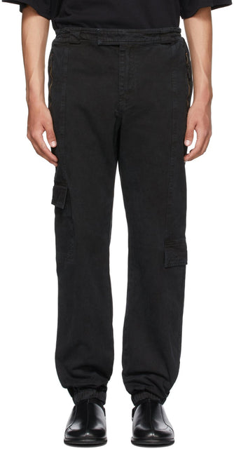 A-COLD-WALL* Black Memory Cargo Pants - Pantalon de cargaison de mémoire noire * - 콜드 벽 * 블랙 메모리화물 바지