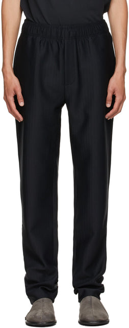 A-COLD-WALL* Black Purl Tailored Trousers - Mur de froide * Pantalon sur mesure noir - 콜드 벽 * 블랙 푸르 맞춤형 바지