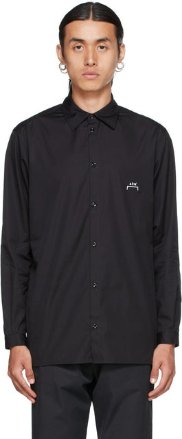 A-COLD-WALL* Black Shoulder Panel Shirt - T-shirt de panneau d'épaulement noir * - 콜드 벽 * 블랙 어깨 패널 셔츠