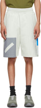 A-COLD-WALL* Green Hemisphere Print Shorts - Mur à froid * Short d'impression hémisphère verte - 콜드 벽 * 녹색 반구 인쇄 반만
