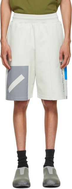 A-COLD-WALL* Green Hemisphere Print Shorts - Mur à froid * Short d'impression hémisphère verte - 콜드 벽 * 녹색 반구 인쇄 반만