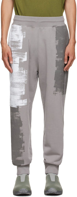 A-COLD-WALL* Grey Brush Stroke Lounge Pants - Mur de froide * Pantalon de salon de brosse gris - 콜드 벽 * 회색 브러쉬 스트로크 라운지 바지