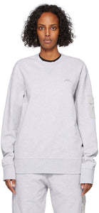 A-COLD-WALL* Grey Essential Crewneck Sweatshirt - Sweat-shirt d'équipage essentiel gris * - 콜드 벽 * 회색 필수 crewneck 스웨트 셔츠
