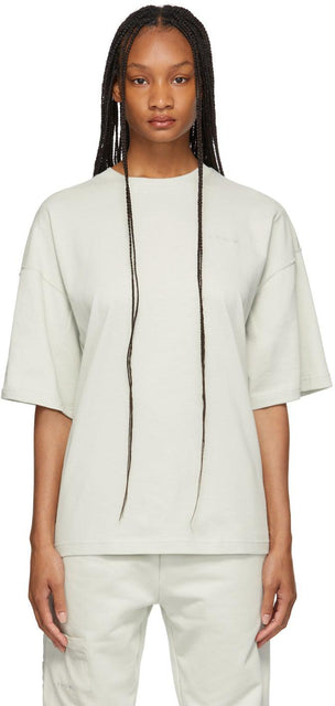 A-COLD-WALL* Grey Heightfield T-Shirt - T-shirt à hauteur glacée * - 콜드 벽 * 그레이 헤드 필드 티셔츠