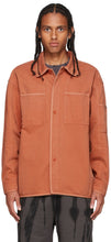 A-COLD-WALL* Orange Denim Spray Shirt - Chemise de pulvérisation en denim orange * - 콜드 벽 * 오렌지 데님 스프레이 셔츠